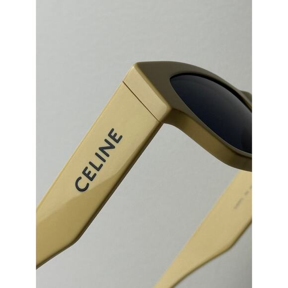 NEW Celine CL40197U Cat Eye Yellow Logo Sunglasses - Picture 8 of 9
